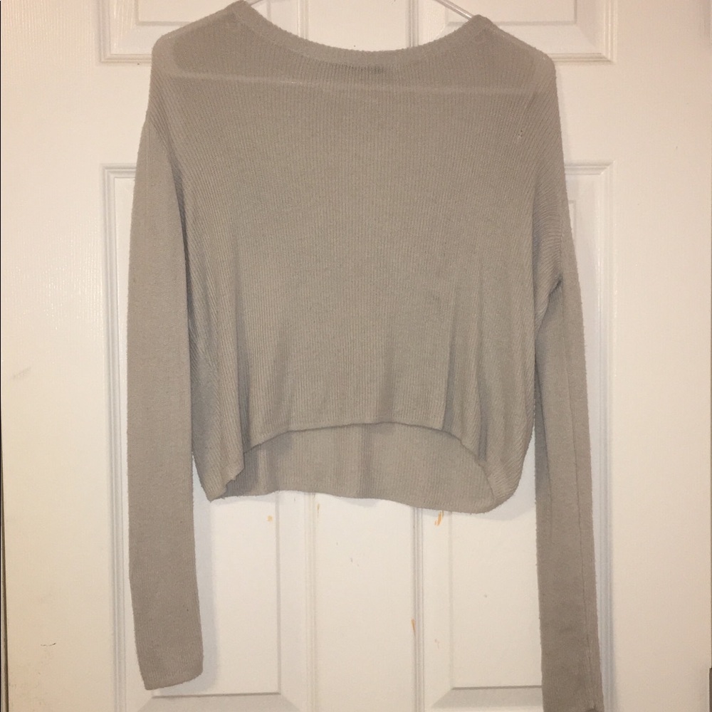 Brandy Melville light gray sweater